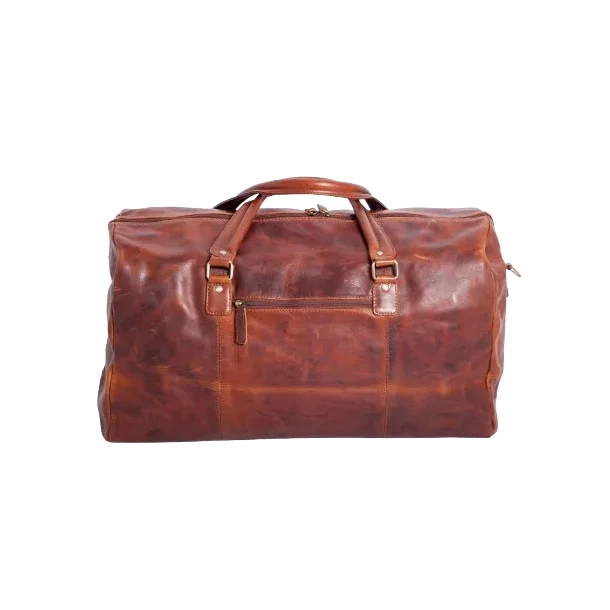 Bon Go�t oily pull up rejsetaske i cognac