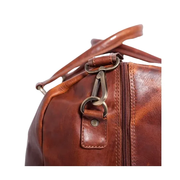 Bon Go�t oily pull up rejsetaske i cognac