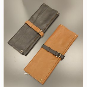 KNIFE HOLDER TUSCANY BLACK/COGNAC