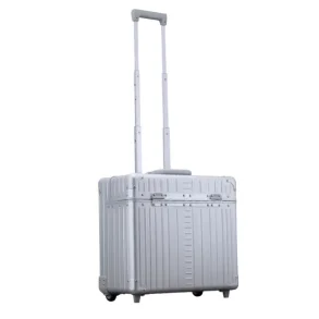 Aleon Pilottaske 2 hjul kabine kuffert s�lv