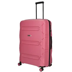 Enrico Benetti Kingston Stor Kuffert Pink Red