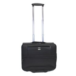 Bon Gout Business Rolling Tote 17" Black
