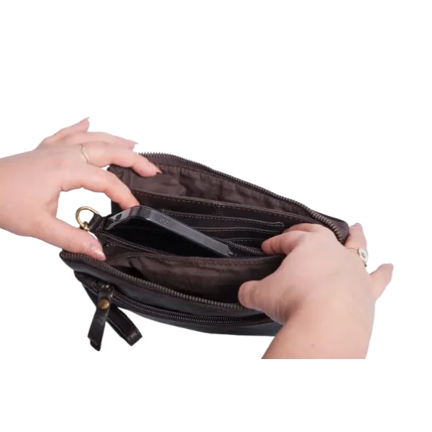 Bon Go�t Vintage skind Clutch