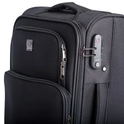 Bon Gout SIDNEY  KUFFERTST Kabine - Mellem - Stor  Black R-PET