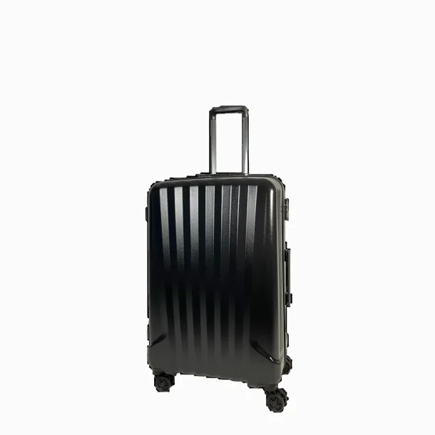 Bon Gout MILANO <BR> ABS Spinner <BR> Gunpowder Black Mellem Kuffert
