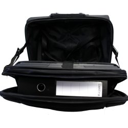 Bon Gout Business Rolling Tote 17" Black