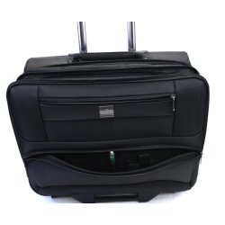 Bon Gout Business Rolling Tote 17" Black