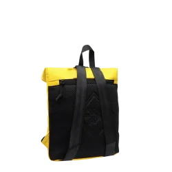 Bagsiden af gul mini-rygs�k fra New Rebels