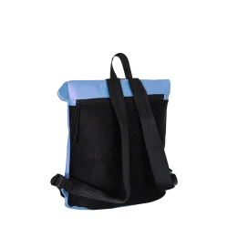 Bagsiden af metallic lilla mini-rygs�k fra New Rebels