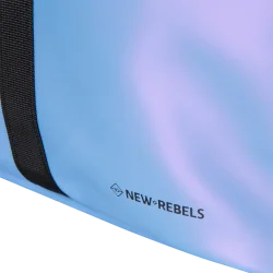 Detalje p� metallic lilla mini-rygs�k fra New Rebels 