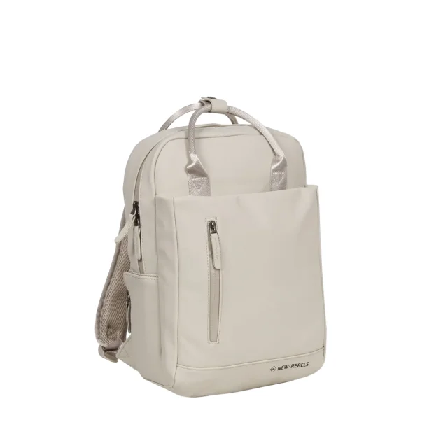 Miami Backpack Comp Laptop Old Pink Beige