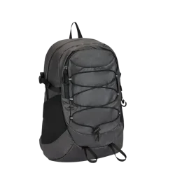 New Rebels Hugo Brentwood rygs�k i sort med flere lynl�slommer, b�reh�ndtag og justerbare skulderremme