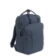 Navy bl� William Milwaukee rygs�k p� 18 liter med polstret laptoprum til 15,6 tommer computer, flere lynl�slommer og justerbare skulderstropper