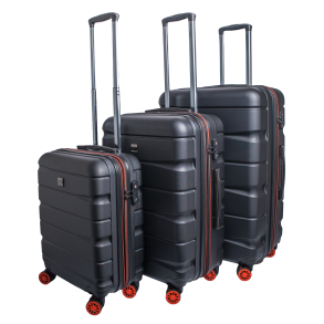 Bon Go�t Tokyo kufferts�t kabine - mellem - stor sort/orange