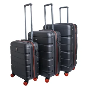 Bon Go�t Tokyo kufferts�t kabine - mellem - stor sort/orange