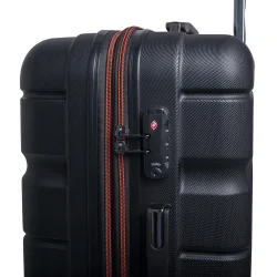 Bon Go�t Tokyo kufferts�t kabine - mellem - stor sort/orange