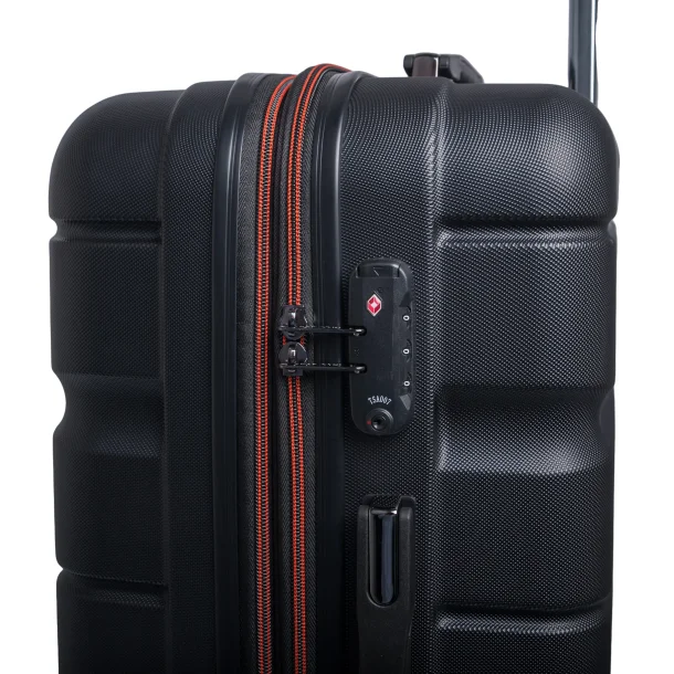 Bon Go�t Tokyo kufferts�t kabine - mellem - stor sort/orange