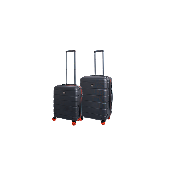 Bon Go�t Tokyo kufferts�t kabine - mellem sort/orange