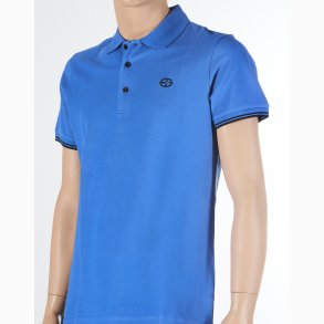 POLO SHIRT S.PIQUE ROYAL/BLACK