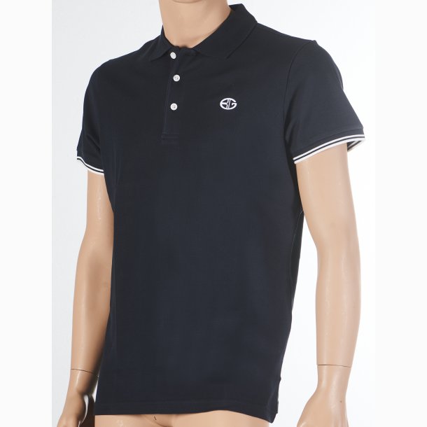 Bon Gout S.Pique Poloshirt Navy/White