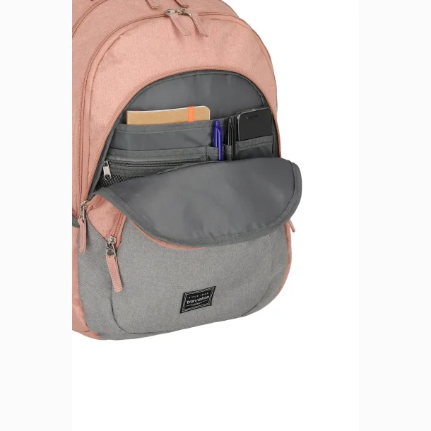 Travelite BASIC Rygs�k Rosa/Grey