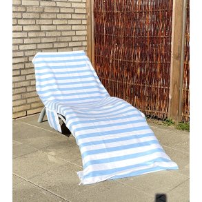 Cover til solseng - Stribet Bl�