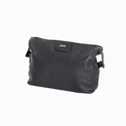 Bon Gout Floater Toilet taske I eksklusivt lder Black