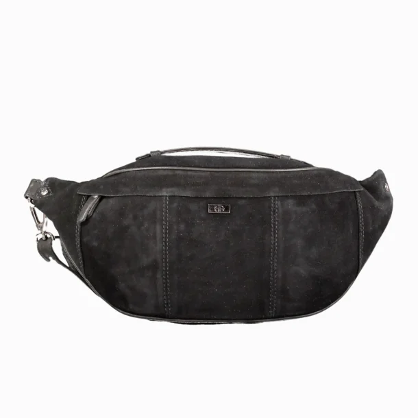 Bon Gout Suede Bltetaske L Black