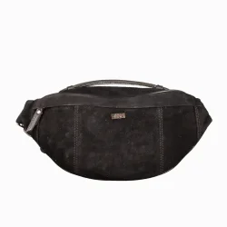Bon Gout Suede Bltetaske Black