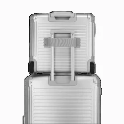 Travelite NEXT Aluminiums Trolley Silver