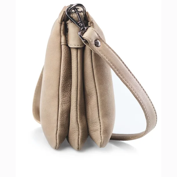 Bon Go�t zipbag skuldertaske i cognac