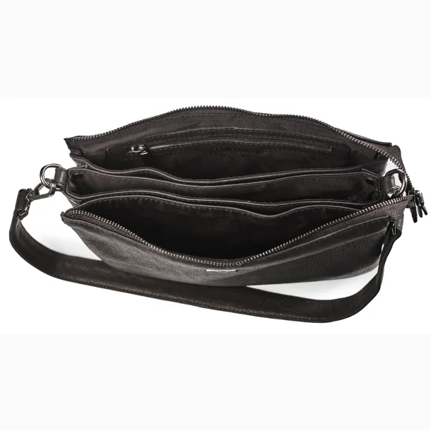 Bon Go�t zipbag skuldertaske i cognac