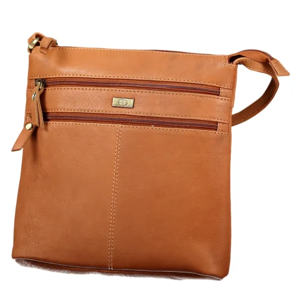 Bon Gout Bologna Cross Bag  Cognac