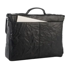 Bon Gout Briefcase i skind Black