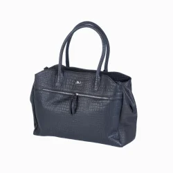 Bon Got Business taske 15,4" i  kroko-prget lder 