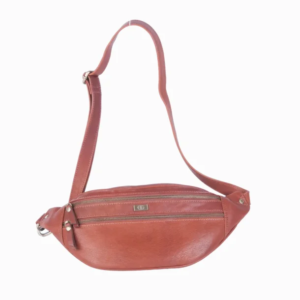 Bon Go�t Colombia b�ltetaske i dark cognac