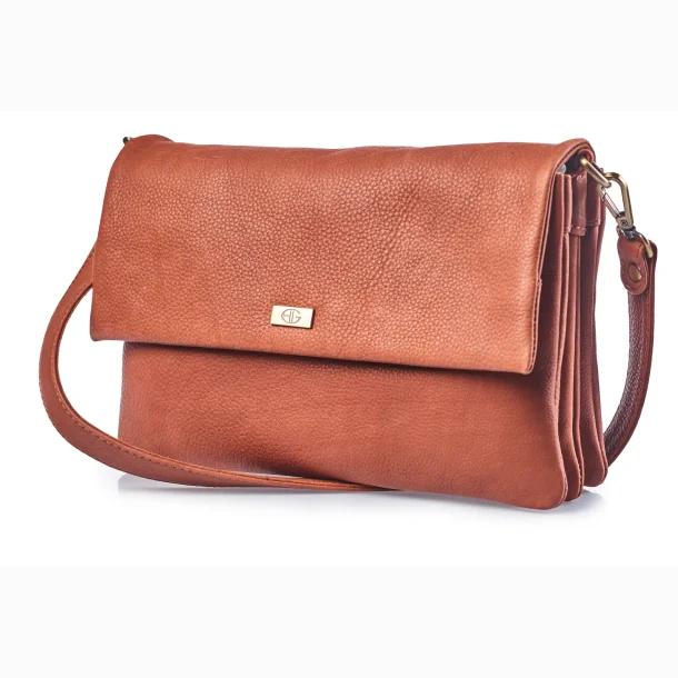 Bon Go�t hobo skuldertaske i cognac