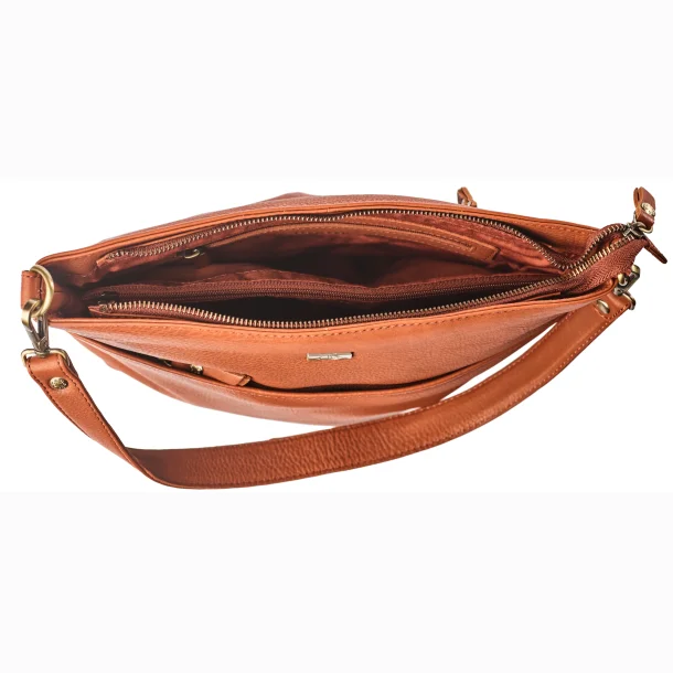 Bon Go�t hobo skuldertaske i cognac