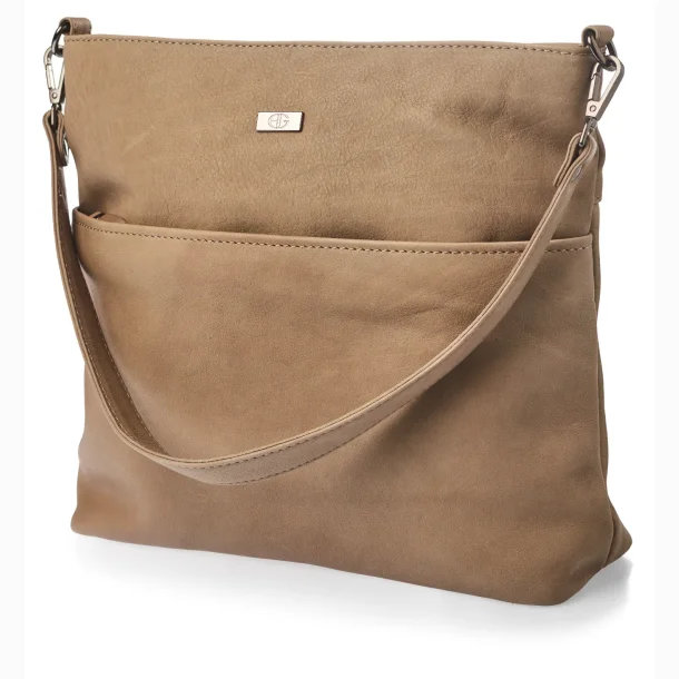 Bon Go�t hobo skuldertaske i taupe