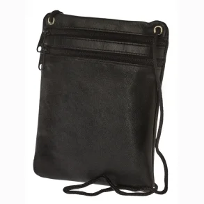 Bon Got mobiltaske i lammeskind sort