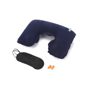 Oppustelig Nakkepudes�t (3-i-1) - Bl�