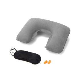 Oppustelig Nakkepudes�t (3-i-1) - Gr�