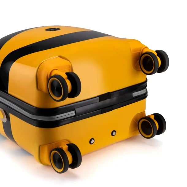 Verage bee lite kids trolley b�rne kuffert gul