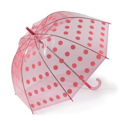 Happy Rain ESSENTIALS Domeshape Big Dots Paraply